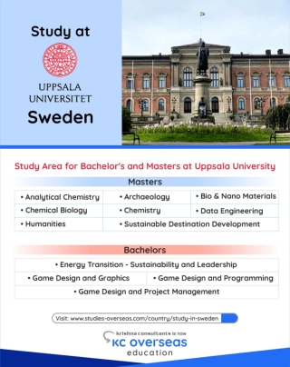 Study at Uppsala University, Sweden