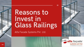 Reasons why you should  Invest in Glass Railings