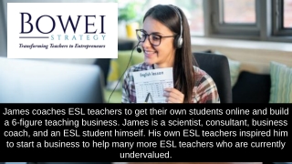 Teaching ESL Classes Online - Bowei Strategy