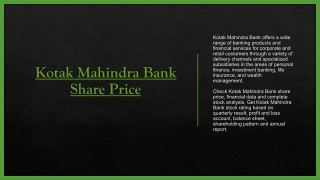 kotak-bank-share-price