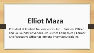 Elliot Maza - Highly Dedicated Professional From Fort Lee, NJ