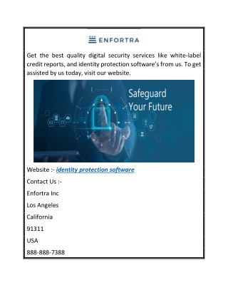 Identity Protection Software Enfortra.com