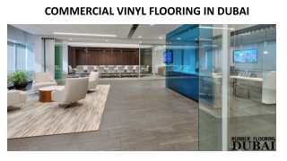 COMMERCIAL VINYL FLOORING