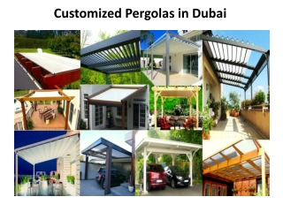 Customized Pergola in Dubai