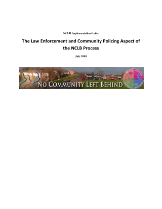 Law Enforcement and the Crime Prevention work at the Community  by Abid Jan