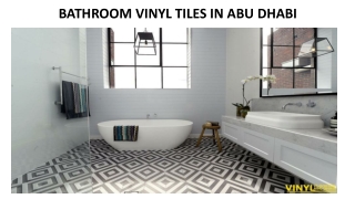 BATHROOM VINYL TILES