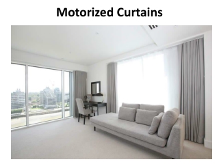 Motorized Curtains