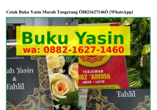 Cetak Buku Yasin Murah Tangerang 0882~lϬ27~lԿϬ0(WA)