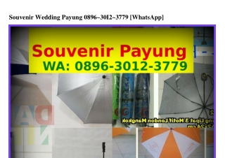 Souvenir Wedding Payung 089Ϭ.30Iᒿ.3ᜪᜪ9(WA)