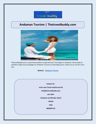 Andaman Tourism | Thetravelbuddy.com