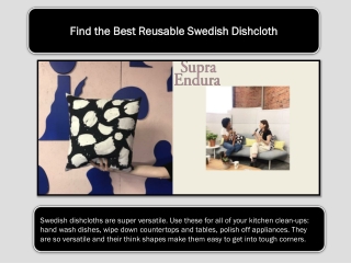 Find the Best Reusable Swedish Dishcloth