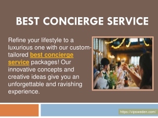 Best Concierge Service