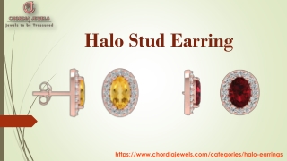 Buy Halo Stud Earring from Chordia Jewels