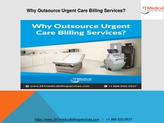 Why Outsource Urgent Care Billing Services