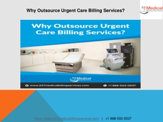 Why Outsource Urgent Care Billing Services