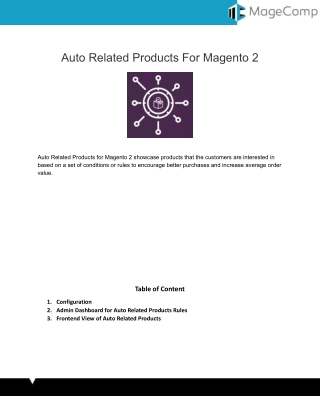 Auto Related Prouducts For Magento 2
