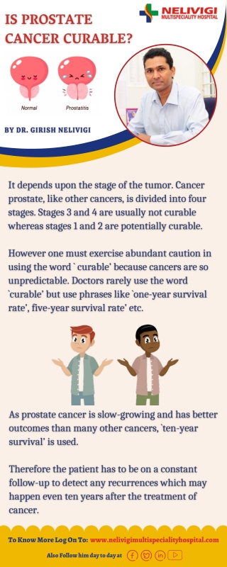 Prostate Cancer - Best Urology Hospitals in Bangalore - Nelivigi Multispeciality