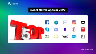 React Native apps in 2022