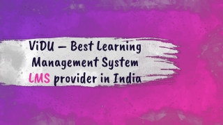 Create and Sell your Courses with ViDU Best LMS System for Education