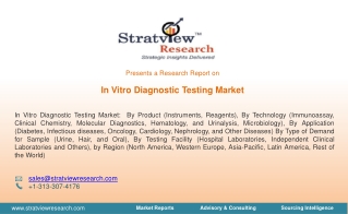 In vitro diagnostic testing market: Share, Trends, Forecast, Industry Analysis