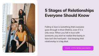 5 Stages of Relationships Everyone Should Know