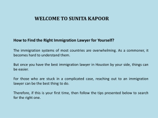 How to Find the Right Immigration Lawyer for Yourself