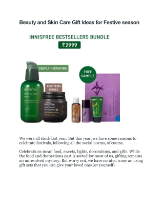Beauty and Skin Care Gift Ideas for Festive season (1)