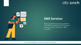 Key Advantages Of SMS API Services