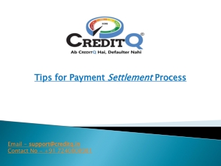 Tips for Payment Settlement Process