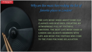 best live music bars in London
