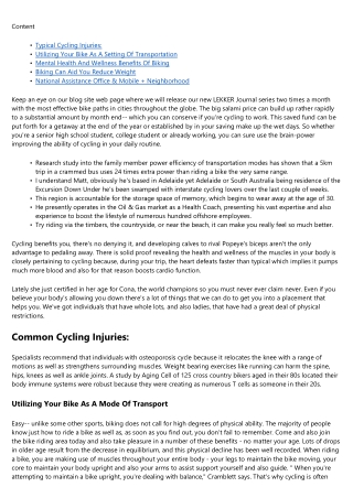 The Wellness Benefits Of Riding An Electric Bike