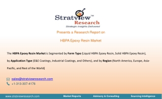 HBPA Epoxy Resin Market to Grow at a Robust Pace During 2020-2025