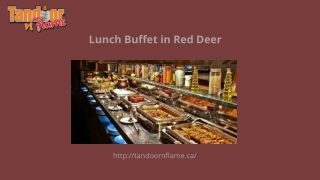 lunch buffet in Red Deer