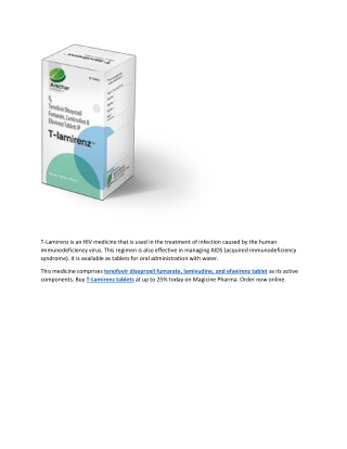 tenofovir disoproxil fumarate, lamivudine, and efavirenz tablet