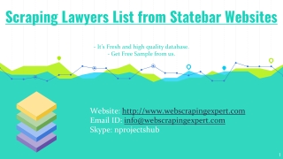 Scraping Lawyers List from Statebar Websites