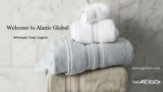 Wholesale Bath Towels Suppliers from Alanic Global