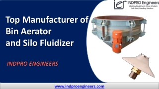 Bin Activator/Vibratory Bin Discharger Manufacturer - INDPRO Engineers