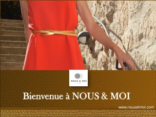 Bienvenue à NOUS & MOI