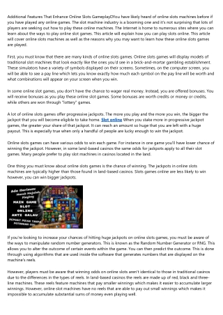 On the net Slots for Video clip Poker