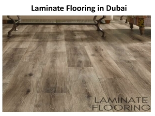 Laminate Flooring in Dubai