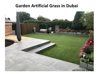 Garden Artificial Grass in Dubai