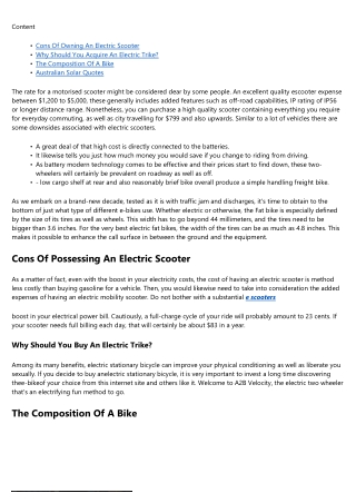 What You Require To Understand Before Acquiring An Electric Bike