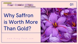 Why Saffron is Worth More Than Gold