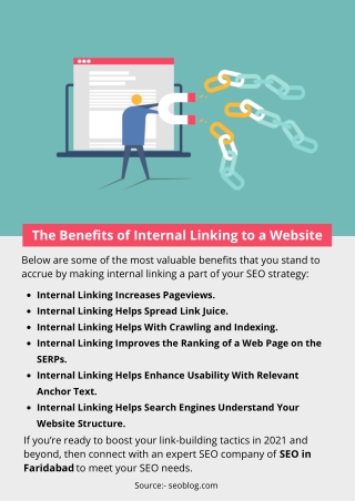 The Benefits of Internal Linking to a Website