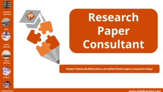 Research Paper Consultant