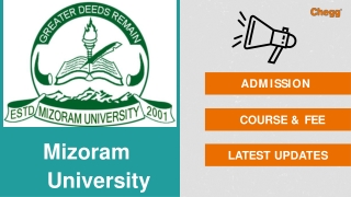 Mizoram University - [MZU], Tanhril