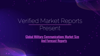 Global Military Communications Market