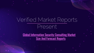 Global Information Security Consulting Market