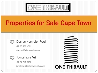 Properties for Sale Cape Town