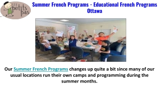 Online Children& French Classes - 123 Petits Pas